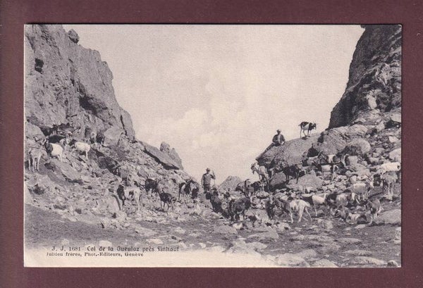 Col de LA GUEULAZ sur Finhaut - Chèvres