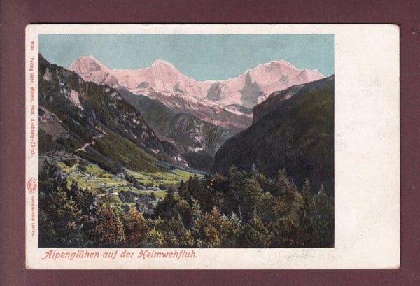Alpenglühen auf der HEIMWEHFLUH
