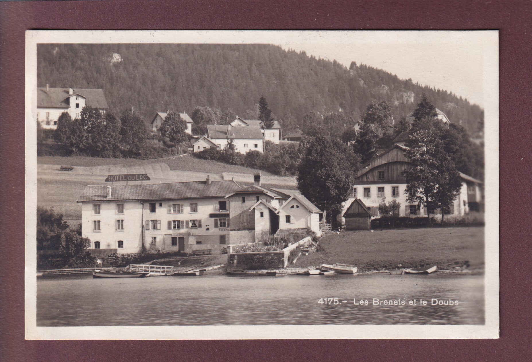 LES BRENETS - Hôtel du Lac - 1927
