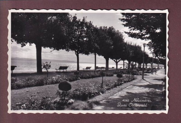 NEUCHÂTEL - Quai Osterwald - 1953