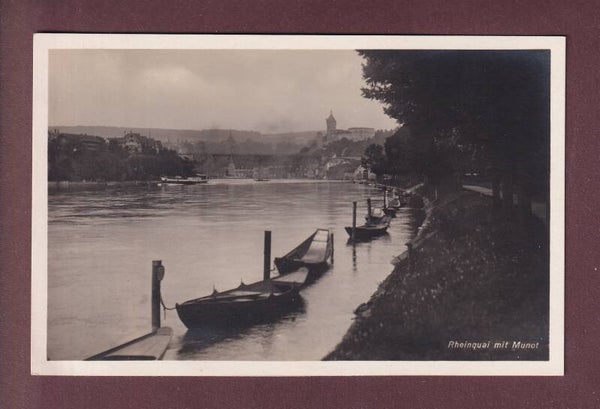SCHAFFHAUSEN - Rheinquai mit Munot