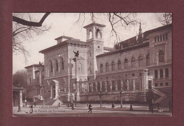 LAUSANNE - Palais de Rumine - 1913