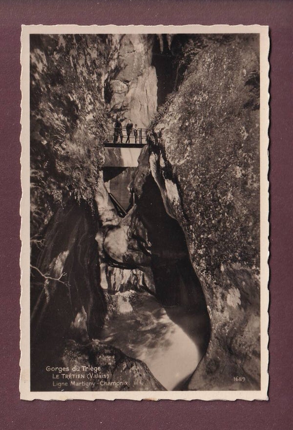 Le Trétien - GORGES DU TRIEGE // trait légèrement marqué //