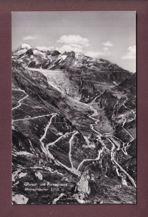 RHONEGLETSCHER - Grimsel- und Furkastrasse
