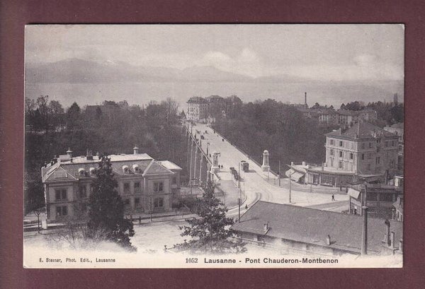 LAUSANNE - Chauderon et le Pont - 1908