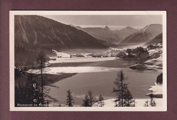 Davos - DAVOSERSEE im Vorwinter - 1933
