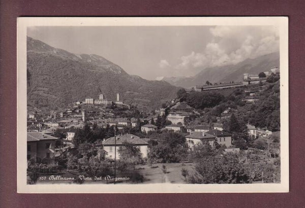BELLINZONA - Vista dal Dragonato - 1938