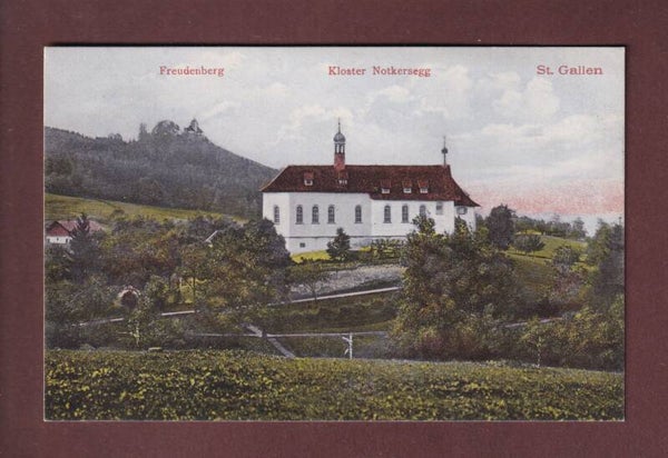 ST. GALLEN - Freudenberg - Kloster Notkersegg - 1909