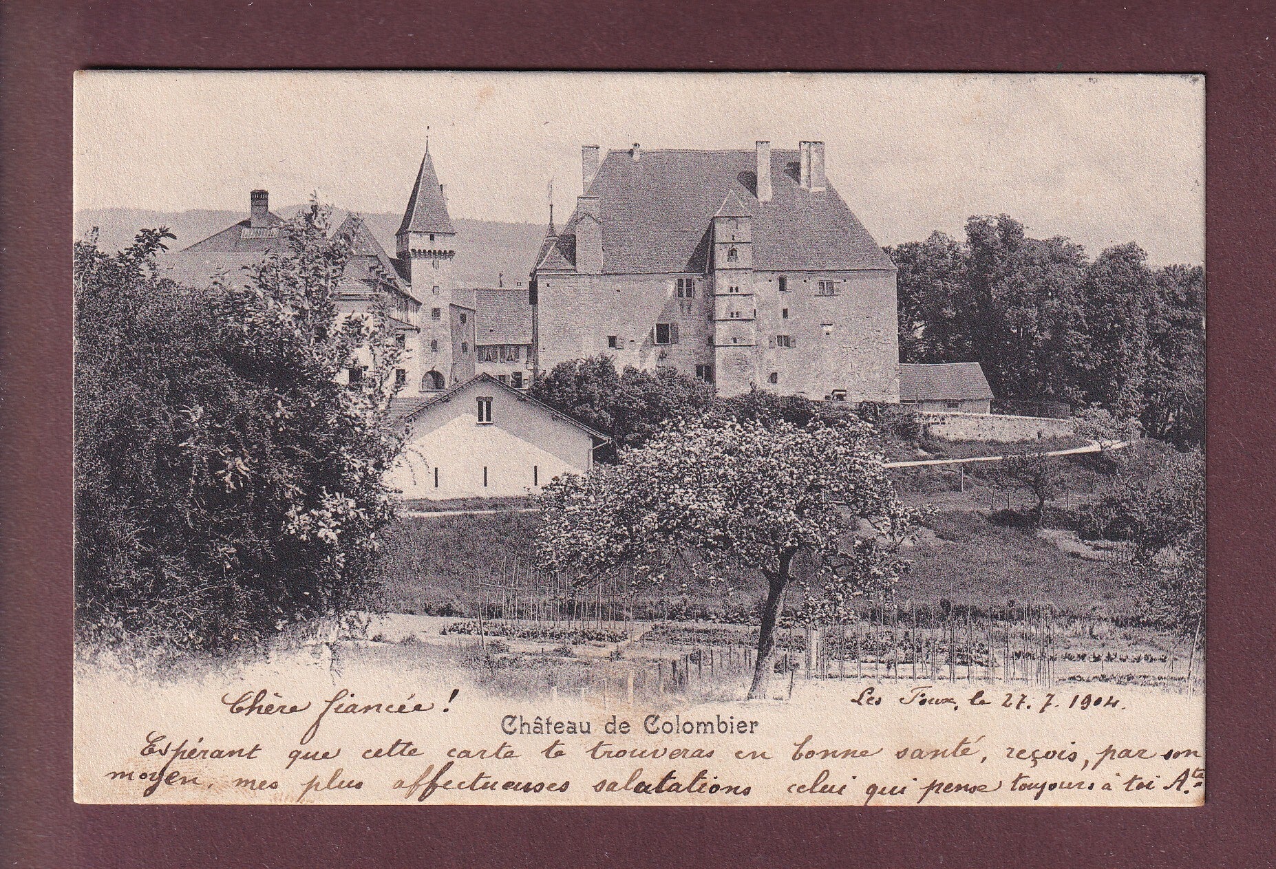 Château de COLOMBIER - 1904