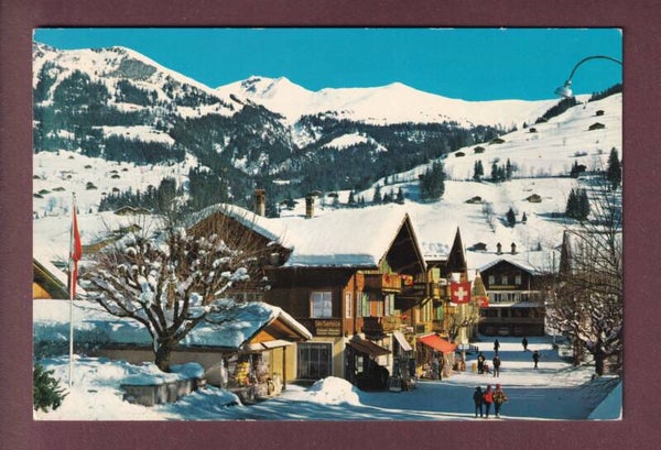 LENK - Dorfpartie - 1969 Bahn-Stempel