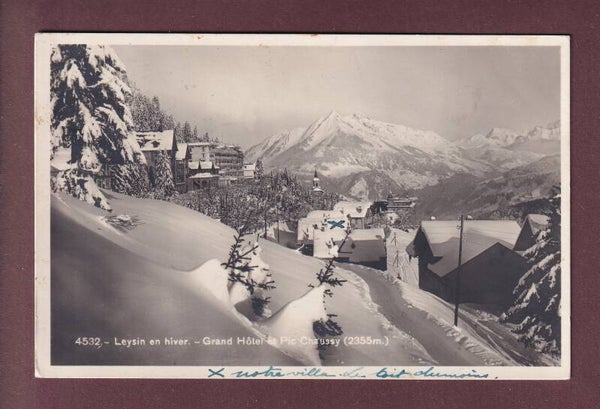 LEYSIN en hiver - 1930