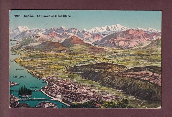 GENEVE et environs - 1910