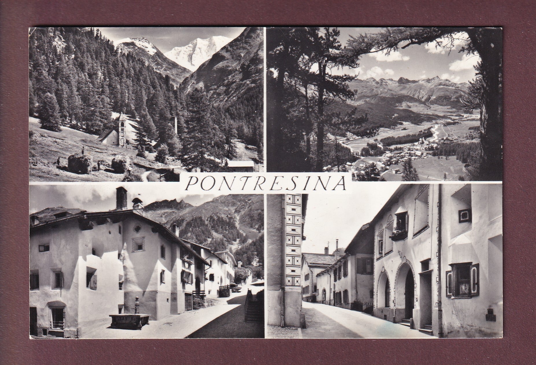 PONTRESINA - 4 Bilder - 1963