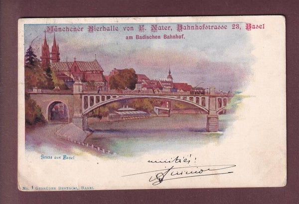 Gruss aus BASEL - 1902
