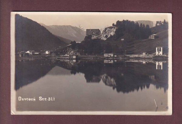 Photo - DAVOS - Davosersee - 1924 // Eckbug //