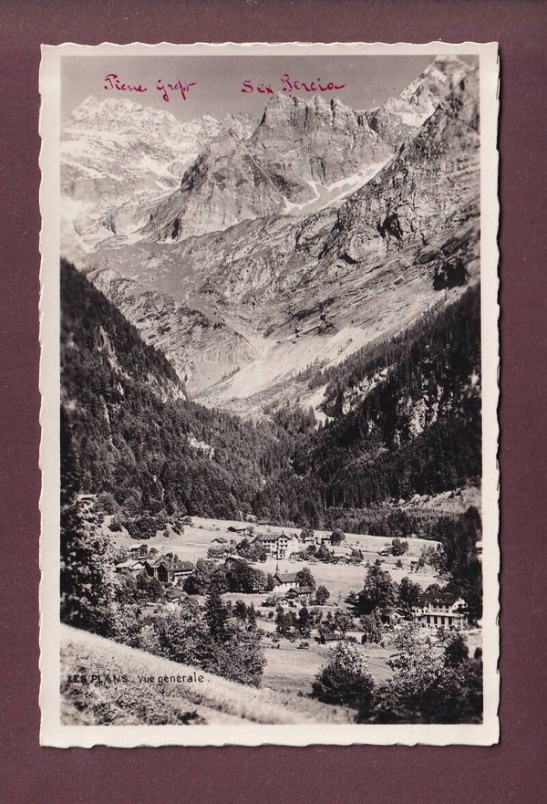 LES PLANS sur Bex - 1933 Feldpost