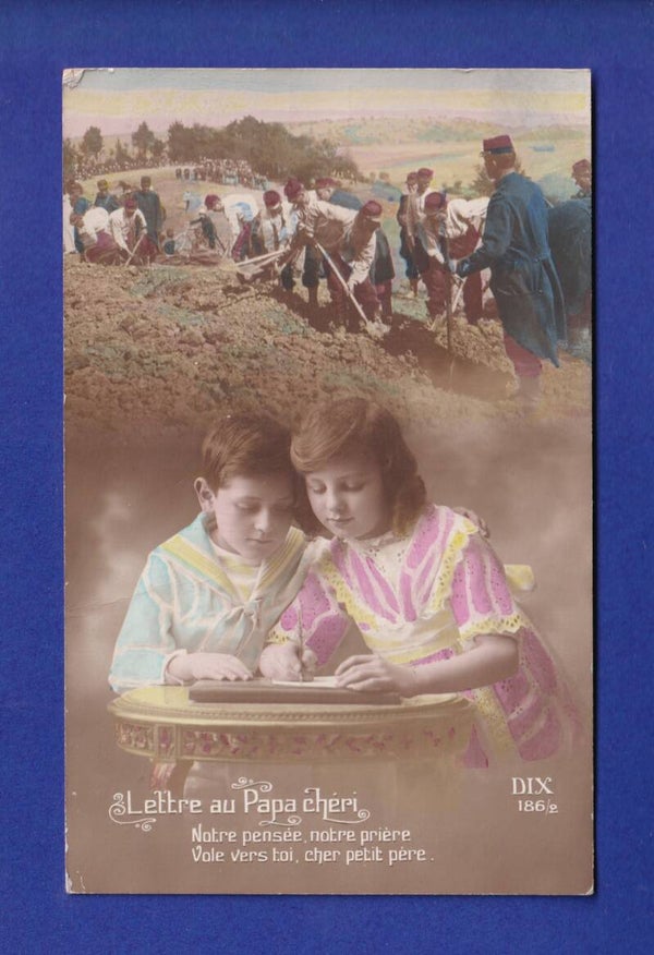 ENFANT - Lettre au papa chéri (militaire)