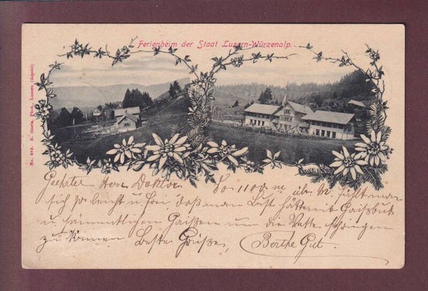 WÜRZENALP - Ferienheim Luzern - 1900