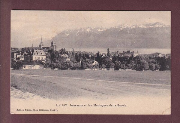LAUSANNE et les montagnes de Savoie