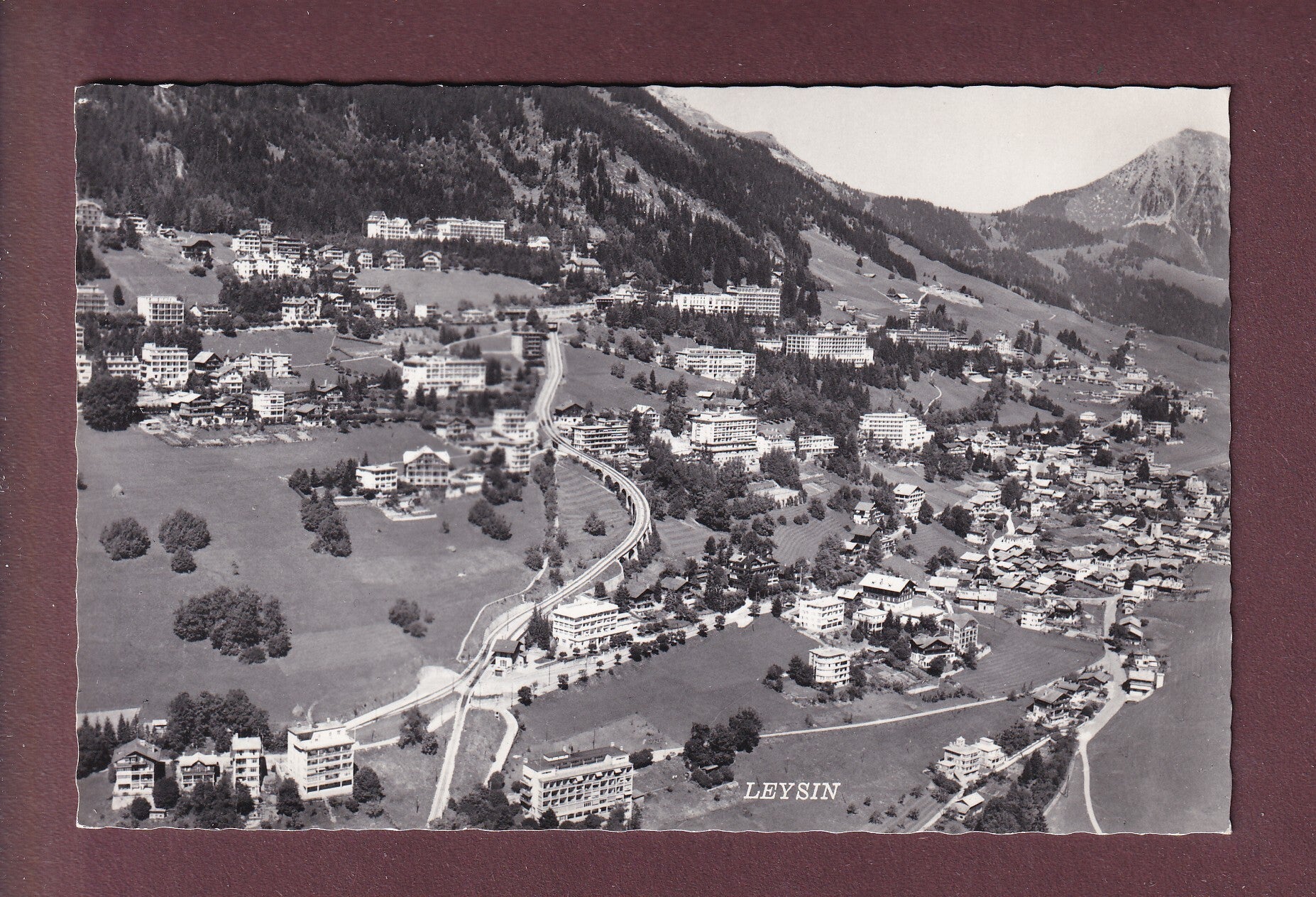 LEYSIN - Vue aérienne