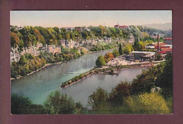 GENEVE - Jonction Rhône et Arve