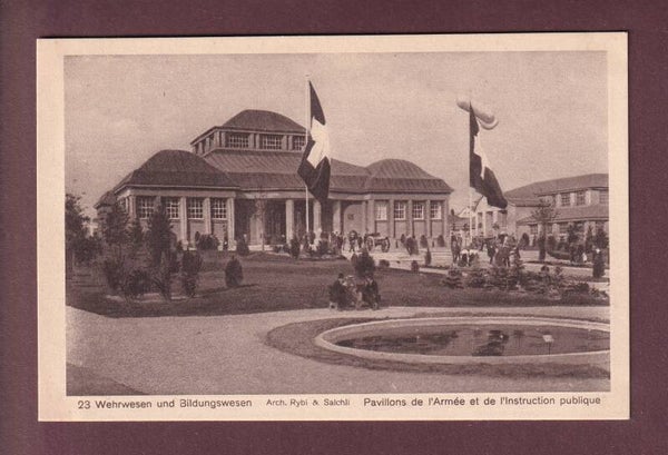 BERN - Landesaustellung 1914 - Wehrwesen und Bildungswesen