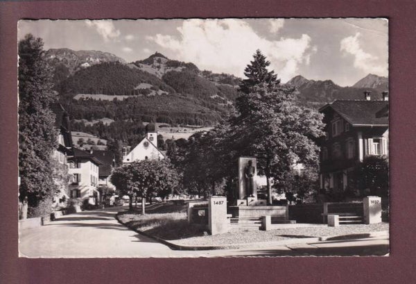 SACHSELN - Bruderklausen-Brunnen - 1945 // Eckbug //