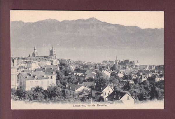 LAUSANNE vu de Beaulieu