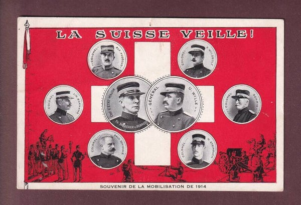 La SUISSE veille - Mobilisation de 1914 // trou //