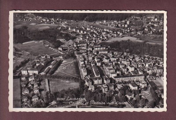 LAUSANNE - Caserne et Pontaise vues d'avion