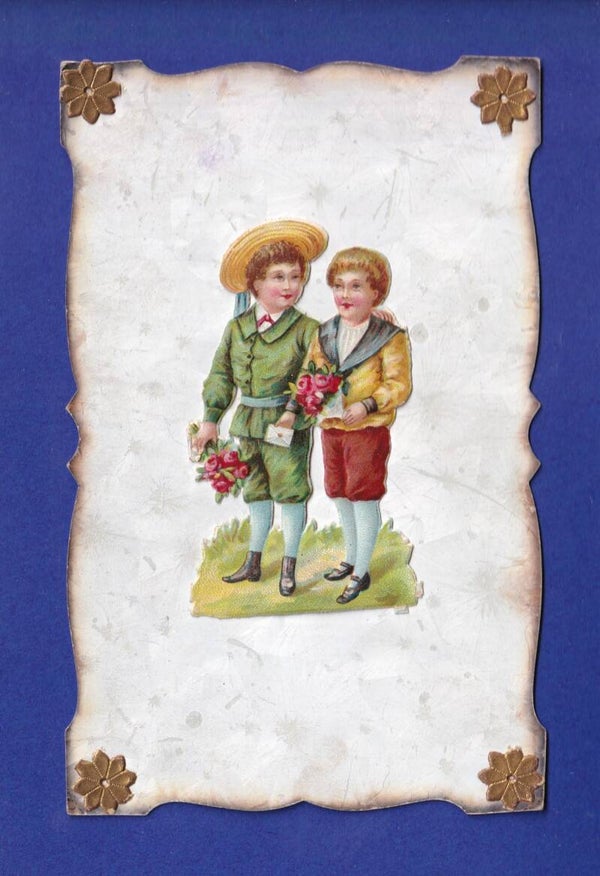 ENFANT - Jeunes garçons et fleurs