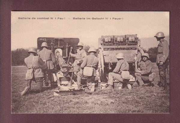 MILITAIRE - Batterie de combat - Feu !