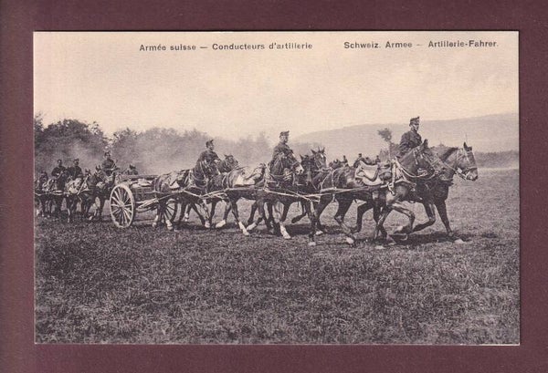 MILITAIRE - Conducteurs d'artillerie