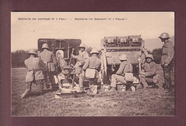 MILITAIRE - Batterie de combat - Feu !