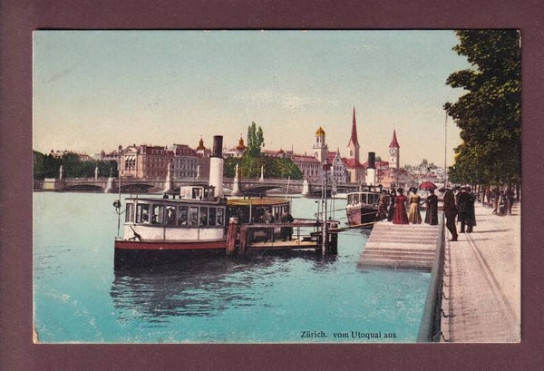 ZÜRICH vom Utoquai aus