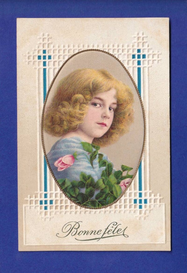 ENFANT - Jeune fille et fleurs
