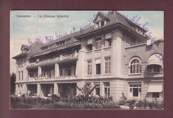 LAUSANNE - La Clinique infantile - 1919