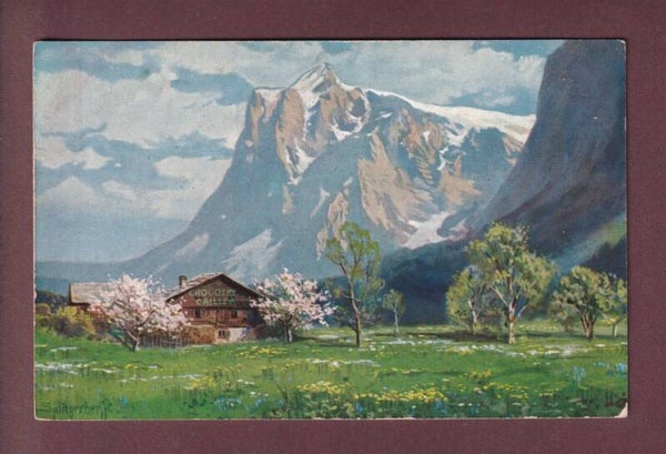 CHOCOLAT CAILLER - Wetterhorn - 1912