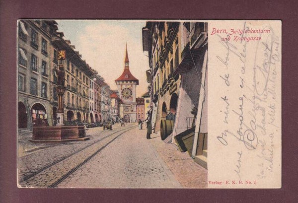 BERN - Kramgasse - Zeitglockenturm - 1904