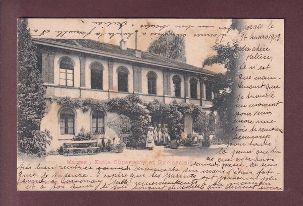 MORGES - Ecole supérieure et gymnasiale - 1903