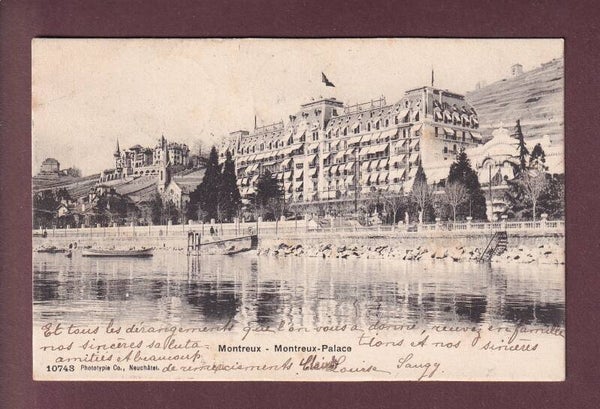 MONTREUX - Palace - 1906 // pli //