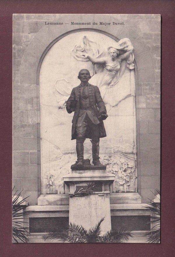 LAUSANNE - Monument du Major Davel - 1912
