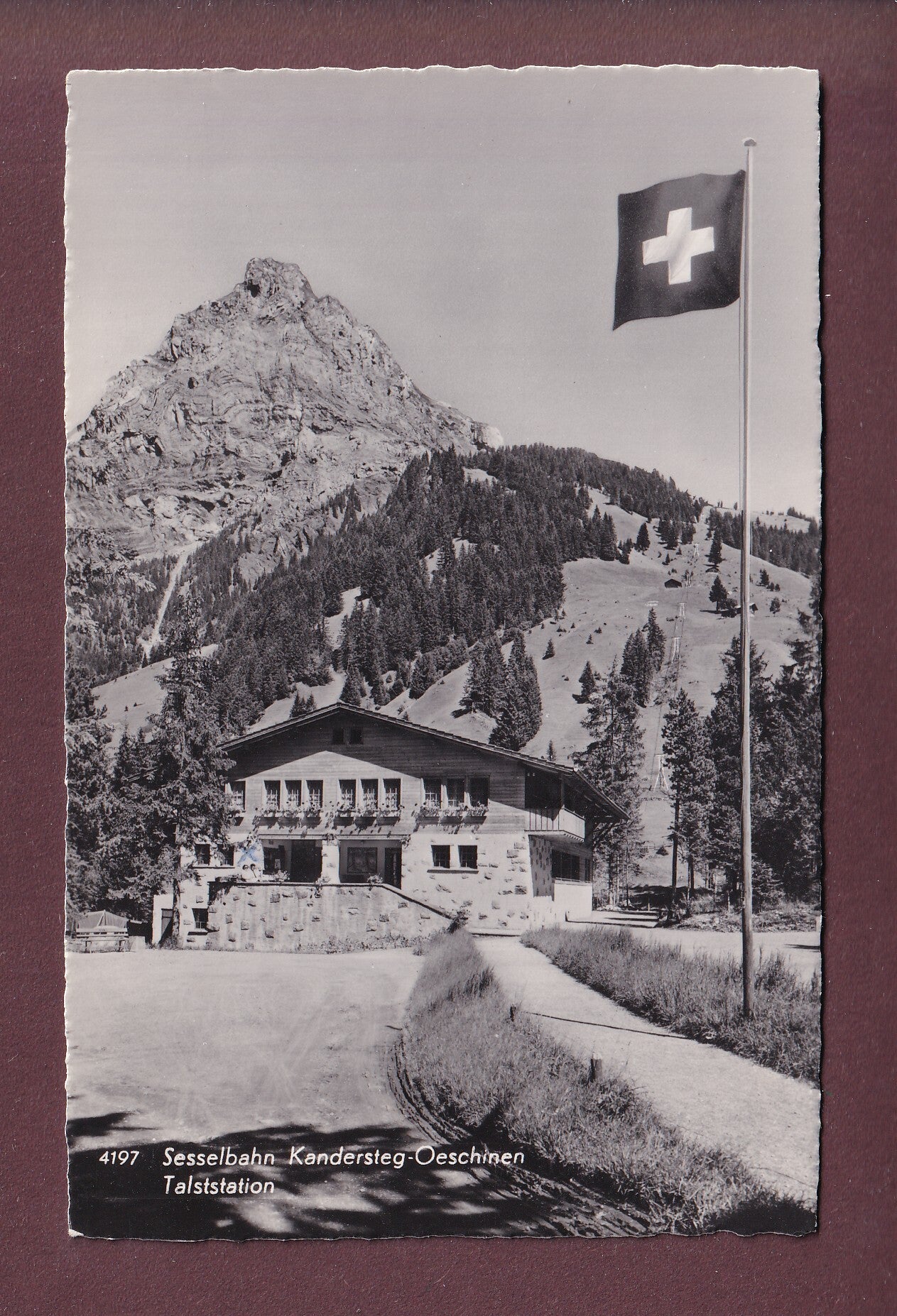 Sesselbahn KANDERSTEG-OESCHINEN - Talstation