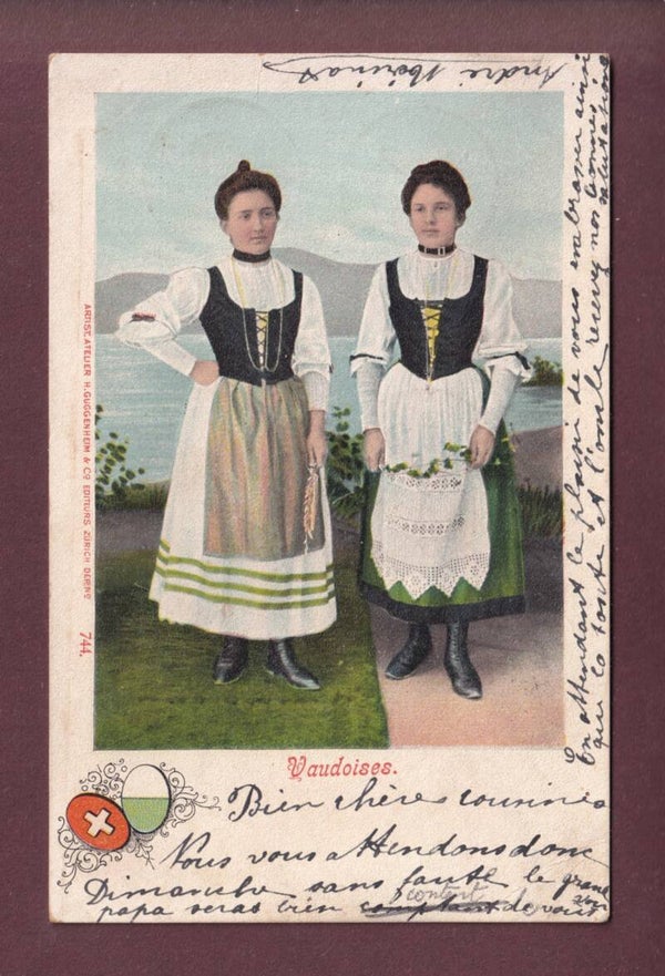 VAUD - Costumes - Vaudoises - 1904