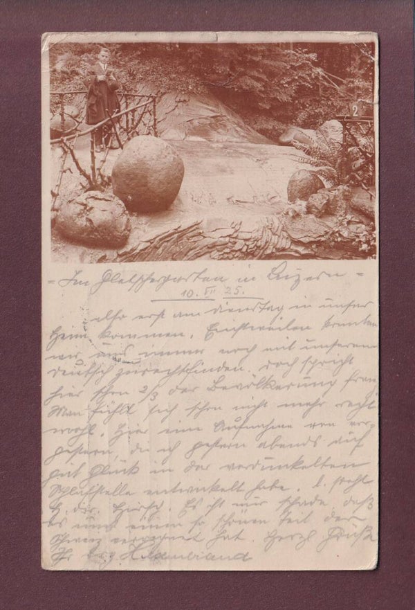 Photo - LUZERN - Gletschergarten - 1925 // Eckbüge //