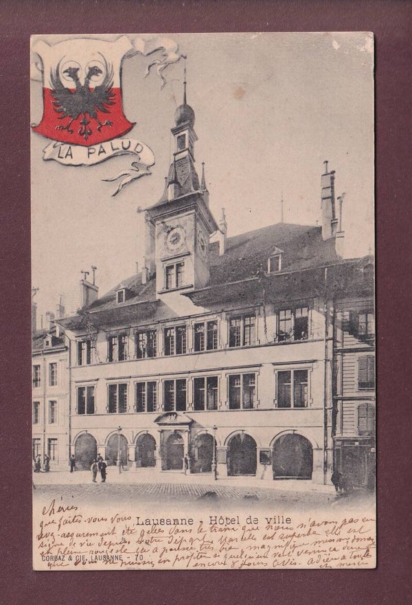 LAUSANNE - Hôtel de Ville - 1901