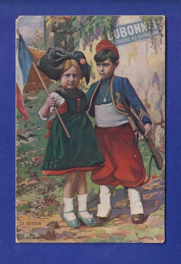 ENFANT - Petit couple - Le Retour - Dubonnet vin tonique