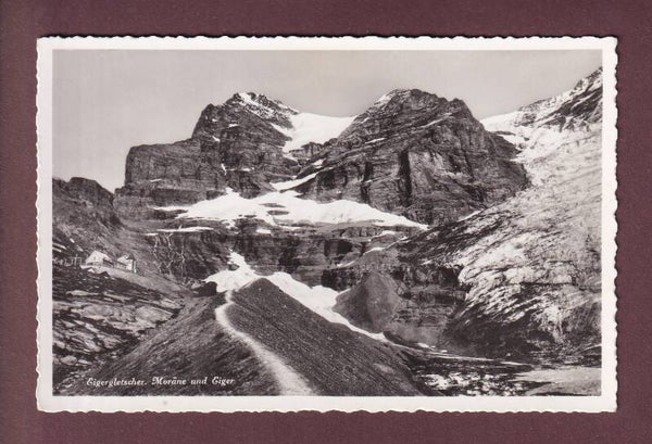 EIGERGLETSCHER - Moräne und Eiger