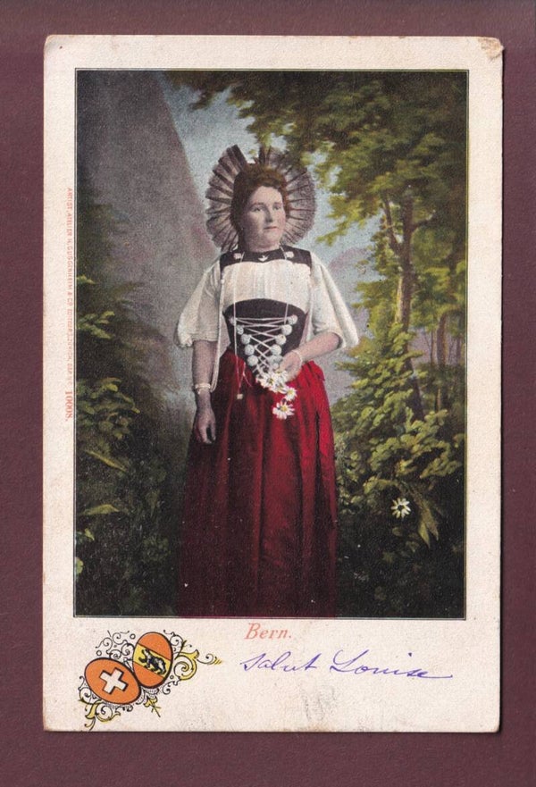 BERN - Frau mit Tracht - 1902