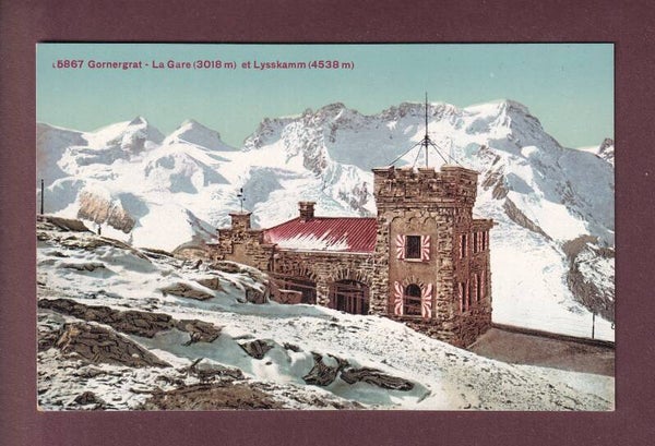 GORNERGRAT - La Gare - Lyskamm